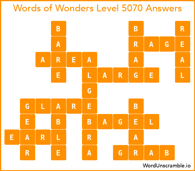 Words of Wonders Level 5070 Answers