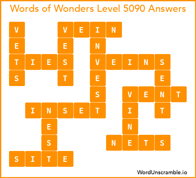 Words of Wonders Level 5090 Answers