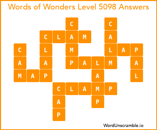 Words of Wonders Level 5098 Answers