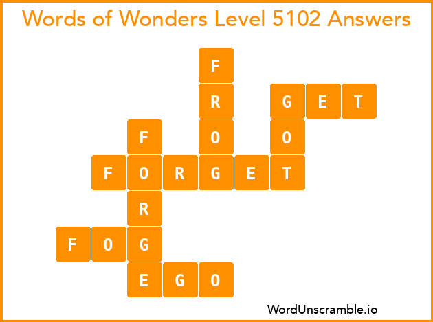 Words of Wonders Level 5102 Answers