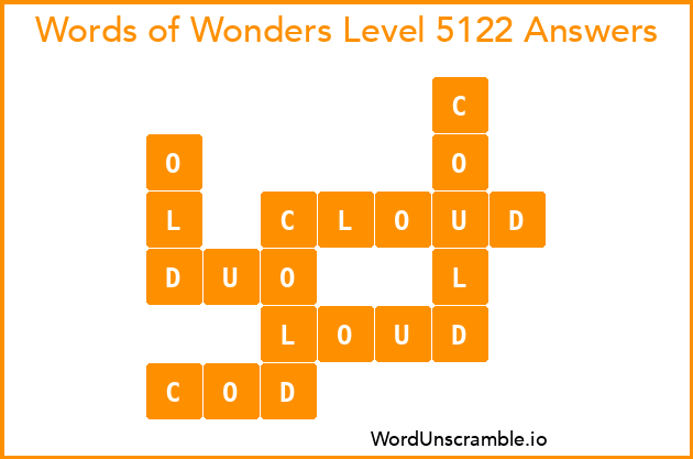 Words of Wonders Level 5122 Answers