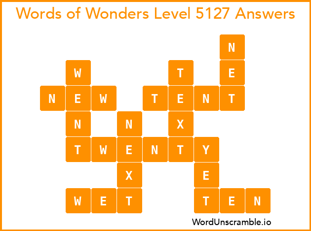 Words of Wonders Level 5127 Answers