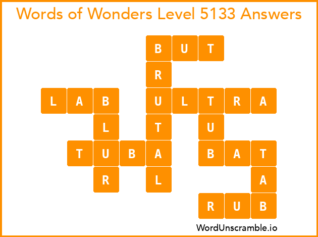 Words of Wonders Level 5133 Answers