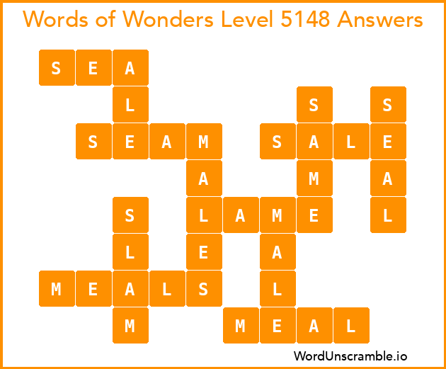 Words of Wonders Level 5148 Answers