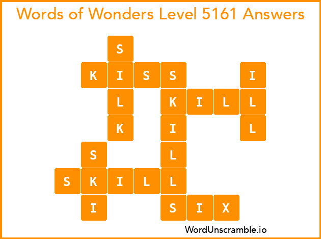 Words of Wonders Level 5161 Answers