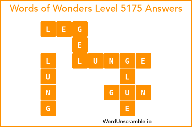 Words of Wonders Level 5175 Answers