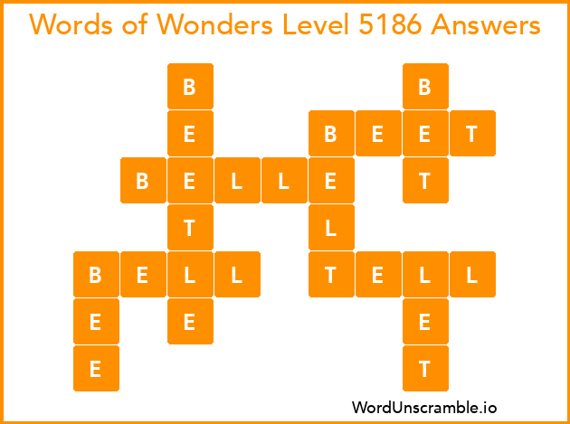 Words of Wonders Level 5186 Answers