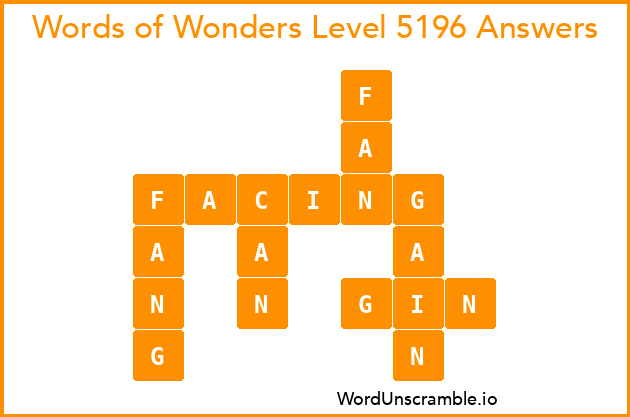 Words of Wonders Level 5196 Answers