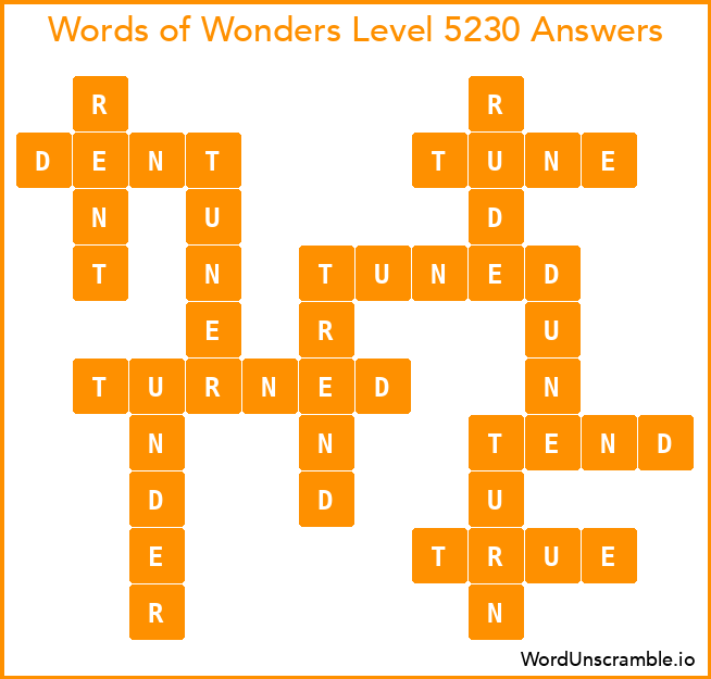 Words of Wonders Level 5230 Answers