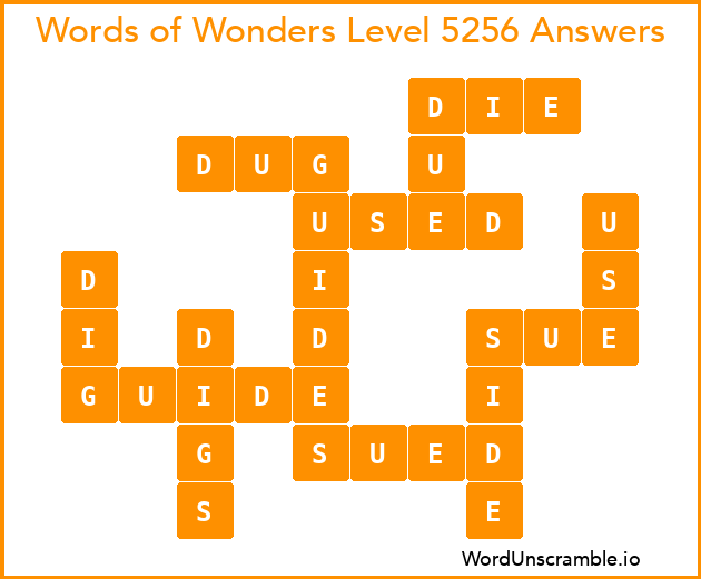 Words of Wonders Level 5256 Answers