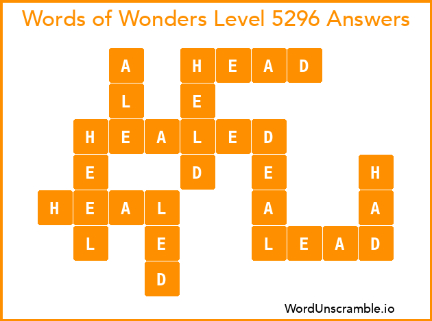 Words of Wonders Level 5296 Answers