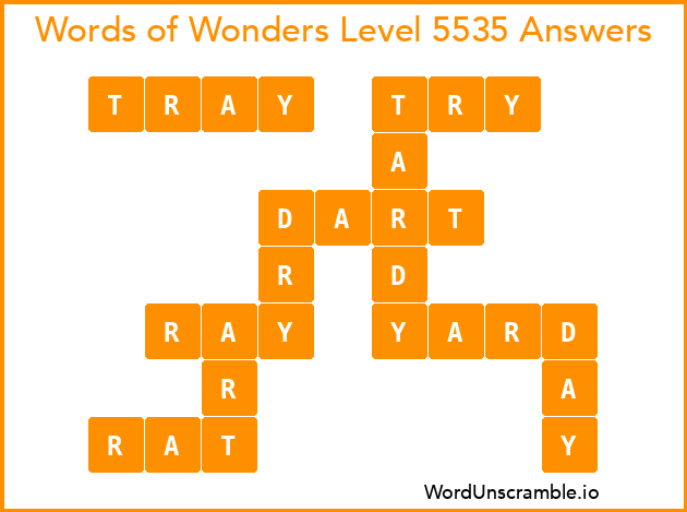 Words of Wonders Level 5535 Answers