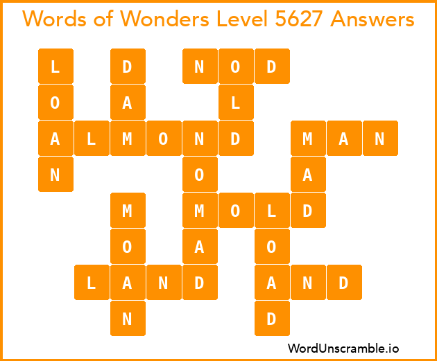 Words of Wonders Level 5627 Answers