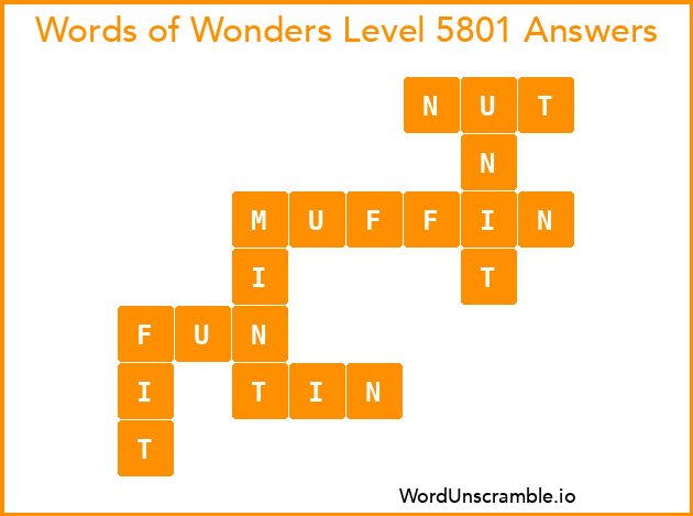 Words of Wonders Level 5801 Answers