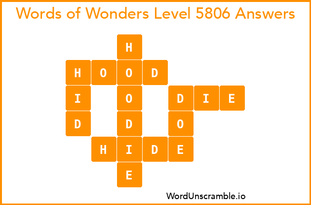 Words of Wonders Level 5806 Answers