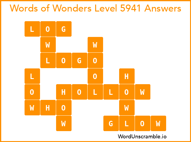 Words of Wonders Level 5941 Answers