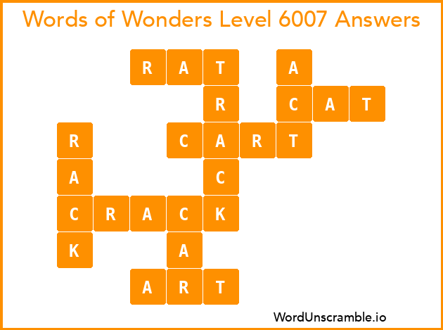 Words of Wonders Level 6007 Answers
