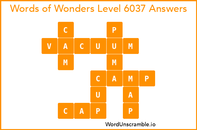 Words of Wonders Level 6037 Answers