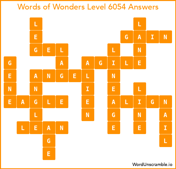 Words of Wonders Level 6054 Answers