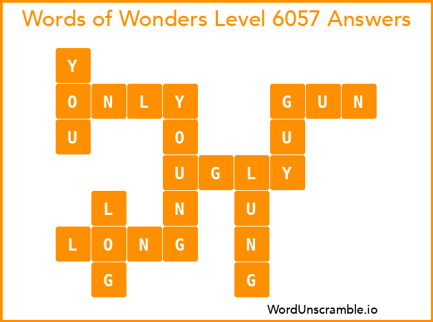 Words of Wonders Level 6057 Answers