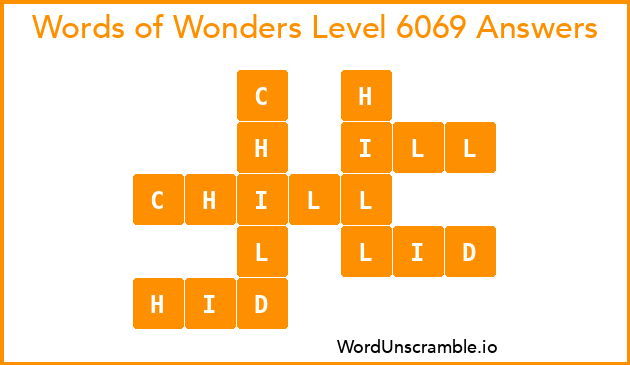 Words of Wonders Level 6069 Answers