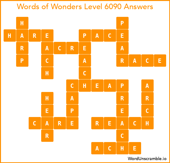 Words of Wonders Level 6090 Answers