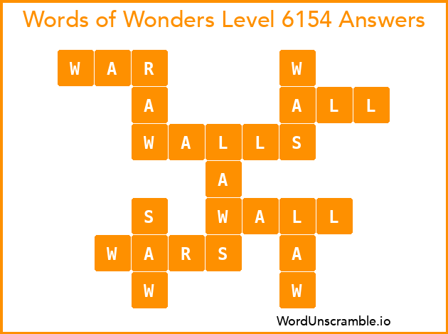 Words of Wonders Level 6154 Answers