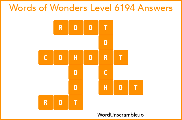 Words of Wonders Level 6194 Answers
