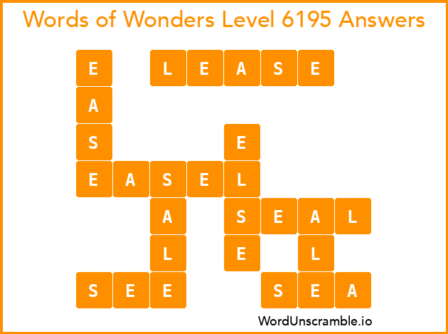 Words of Wonders Level 6195 Answers