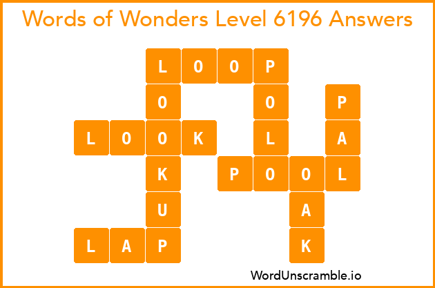 Words of Wonders Level 6196 Answers