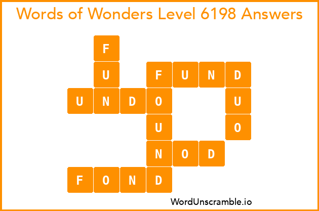 Words of Wonders Level 6198 Answers