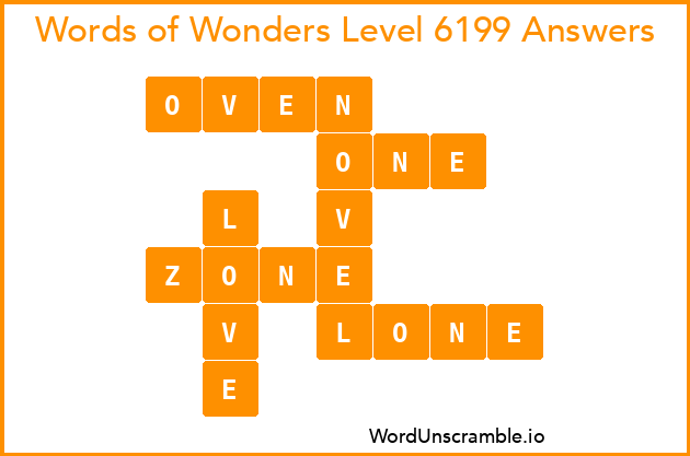 Words of Wonders Level 6199 Answers