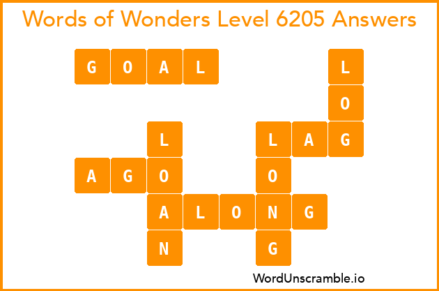 Words of Wonders Level 6205 Answers