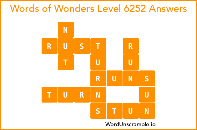Words of Wonders Level 6252 Answers