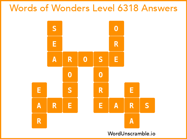 Words of Wonders Level 6318 Answers