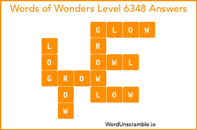 Words of Wonders Level 6348 Answers