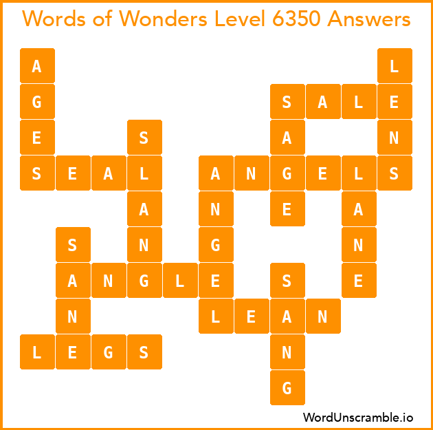 Words of Wonders Level 6350 Answers