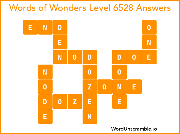 Words of Wonders Level 6528 Answers