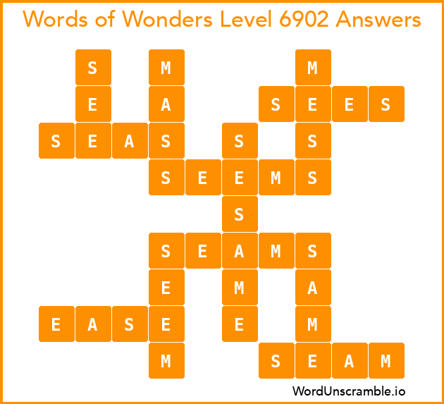Words of Wonders Level 6902 Answers