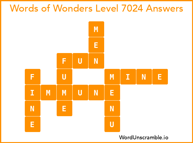 Words of Wonders Level 7024 Answers