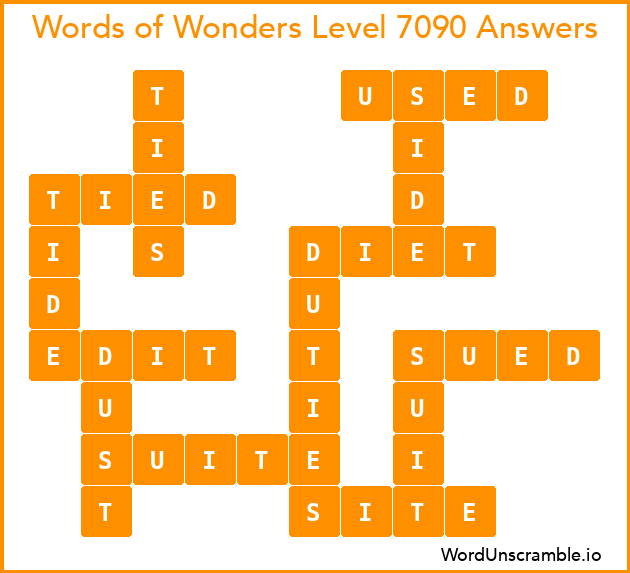 Words of Wonders Level 7090 Answers