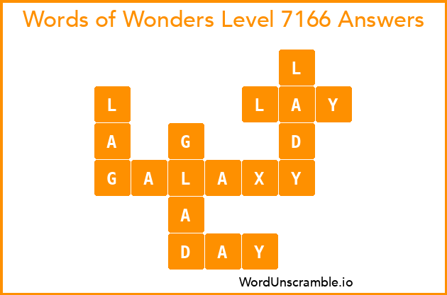 Words of Wonders Level 7166 Answers