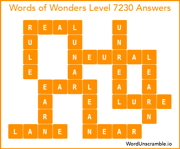 Words of Wonders Level 7230 Answers