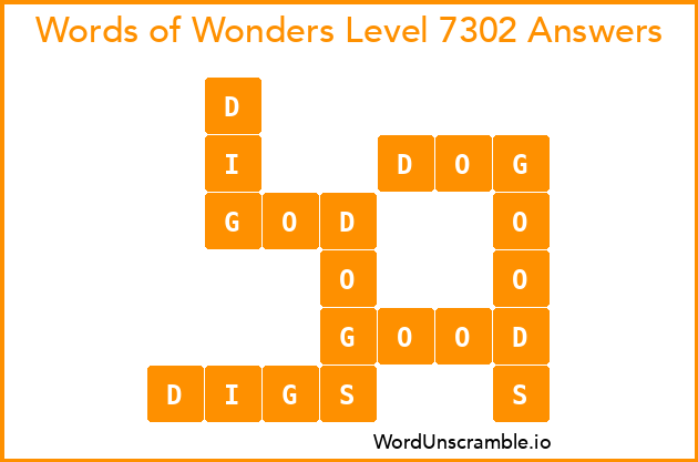 Words of Wonders Level 7302 Answers