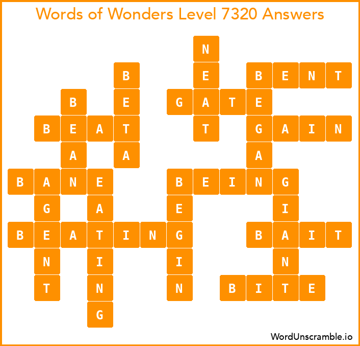 Words of Wonders Level 7320 Answers