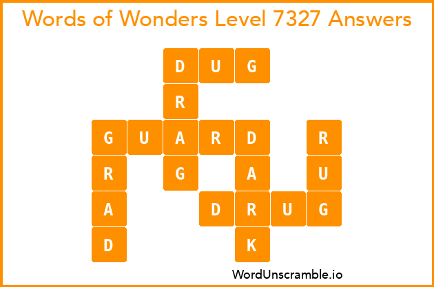 Words of Wonders Level 7327 Answers
