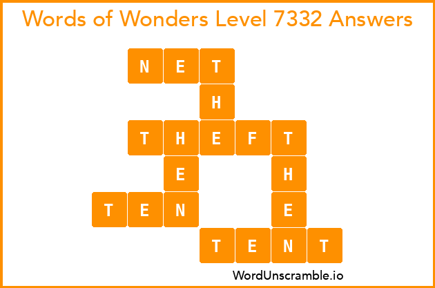 Words of Wonders Level 7332 Answers