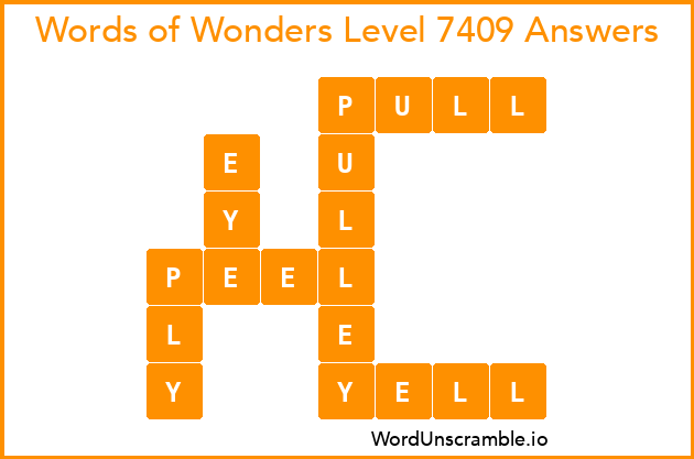 Words of Wonders Level 7409 Answers