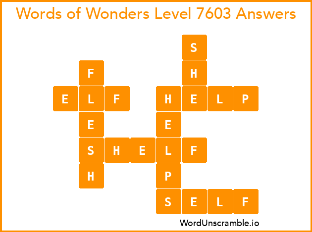Words of Wonders Level 7603 Answers