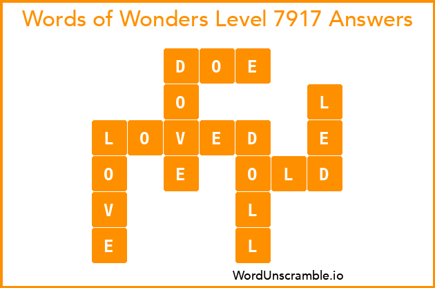 Words of Wonders Level 7917 Answers